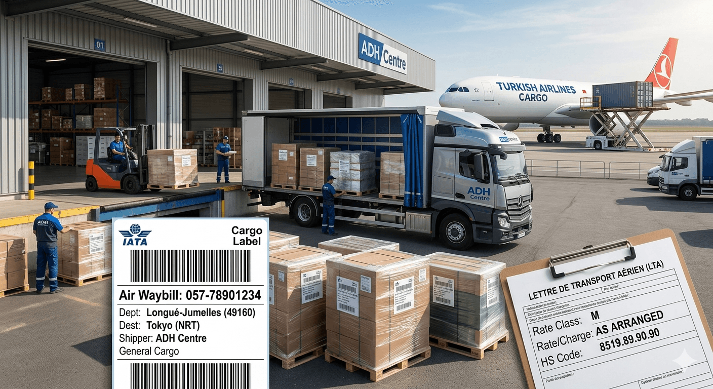 Camion complet 13m60 pour transport de fret